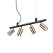 modern 4 light spotlight pendant