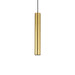 brass contemporary metal tube pendant