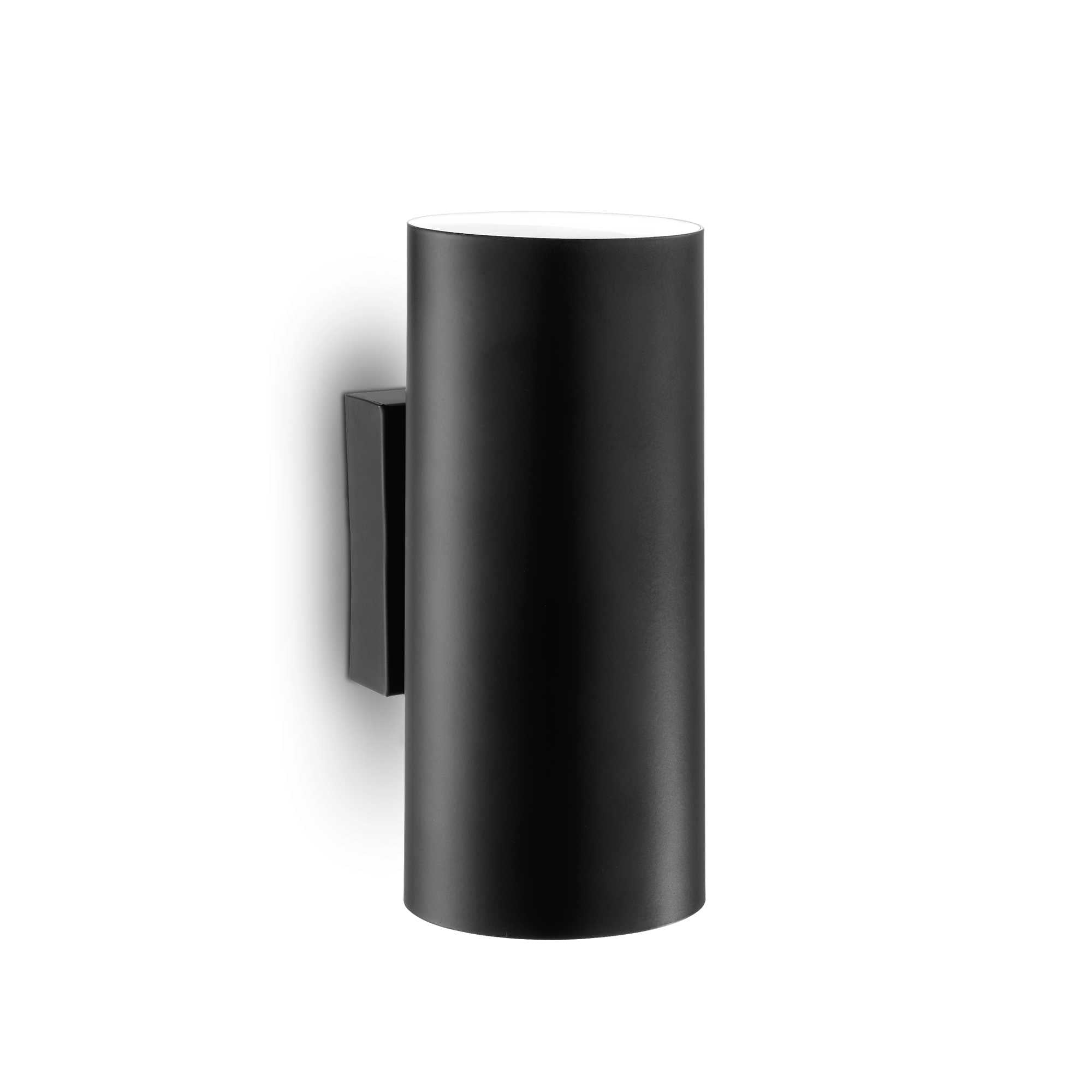 contemporary black up and down wall light