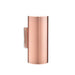 modern copper wall light