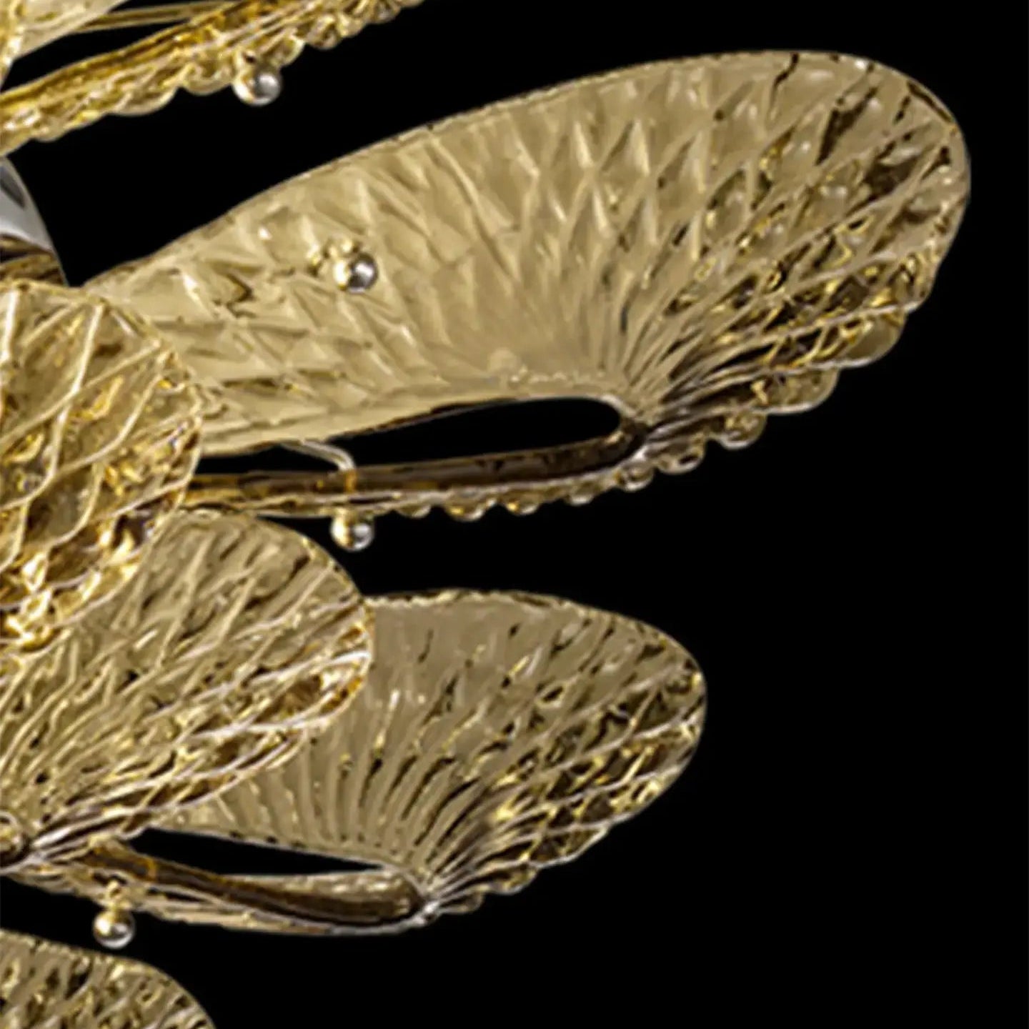 Hand-Blown Exquisite Contemporary Venetian Large Ceiling Lamp With 20 Lights And Murano Glass