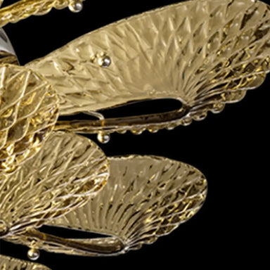 Hand-Blown Exquisite Contemporary Venetian Wall Lamp With Murano Glass