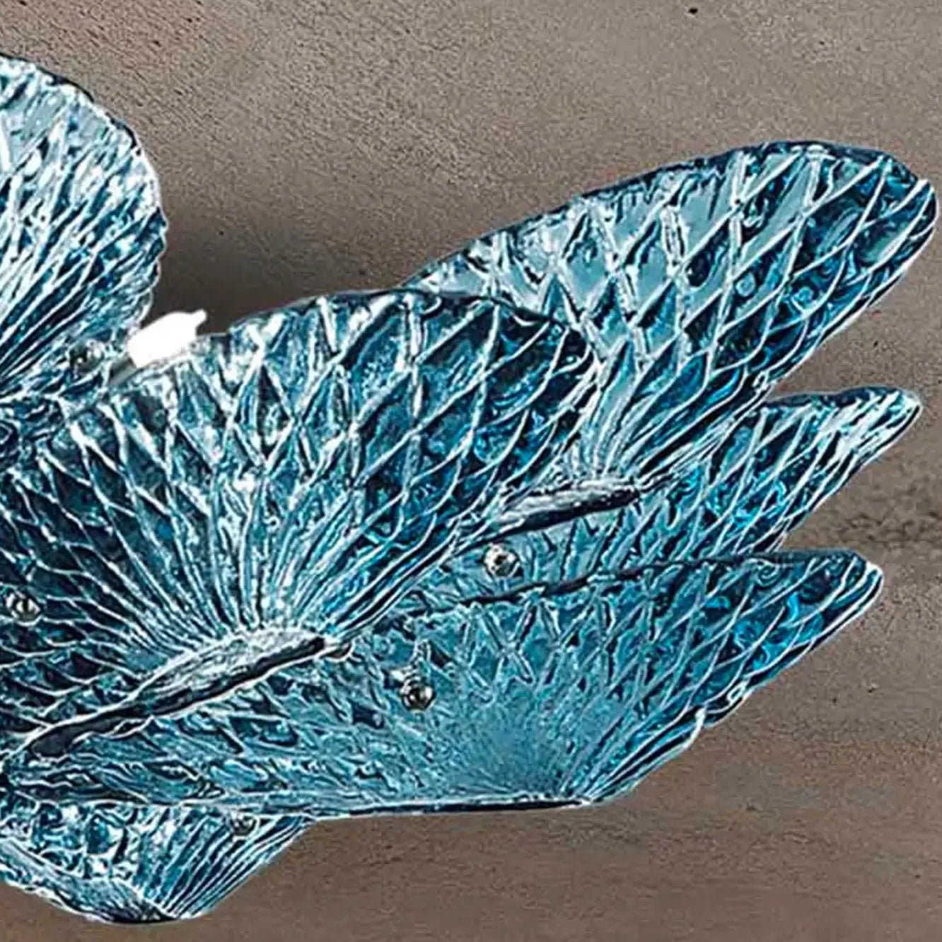 Hand-Blown Exquisite Contemporary Venetian Wall Lamp With Murano Glass