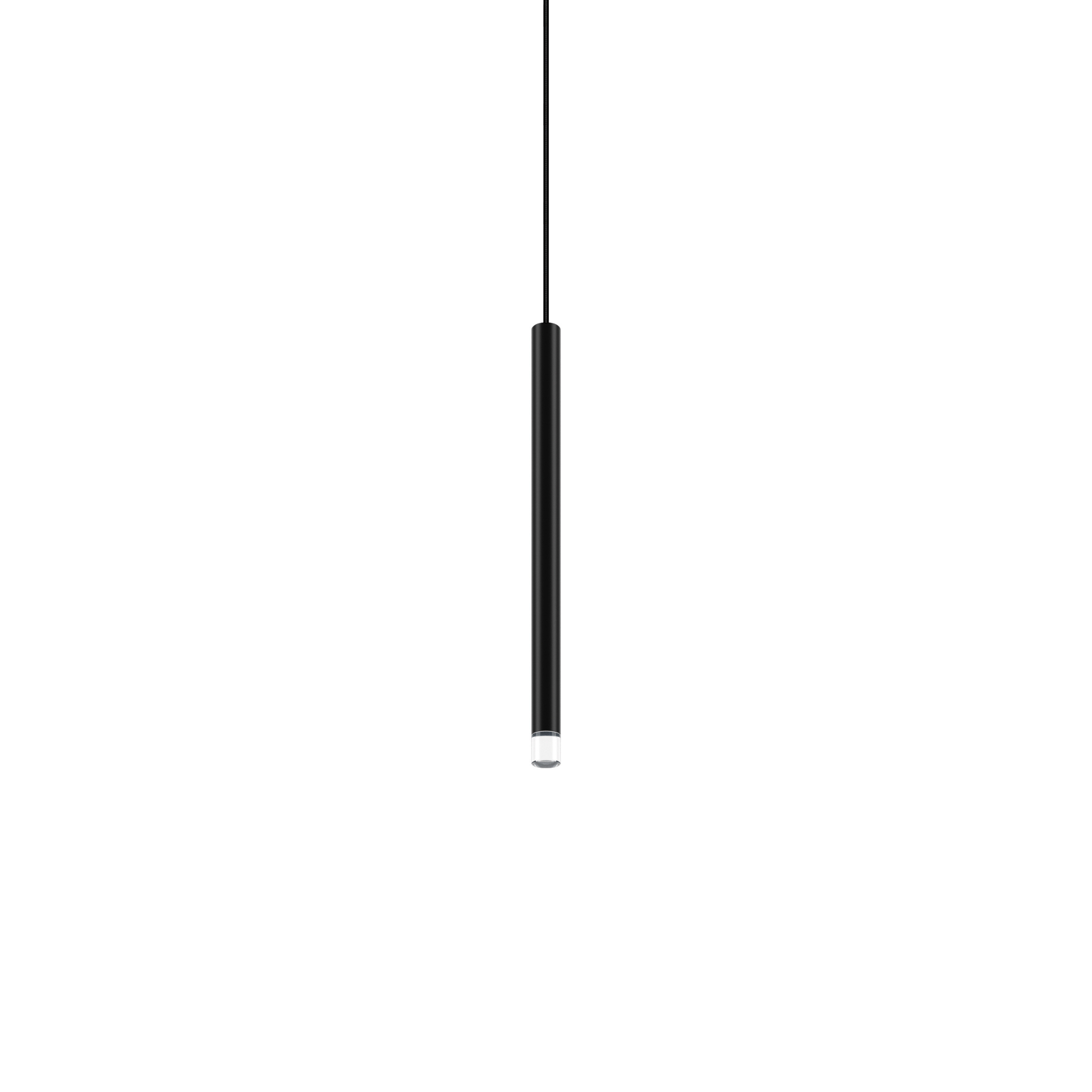 Lodes A Tube Nano Pendant 30cm | Black | Black Cable