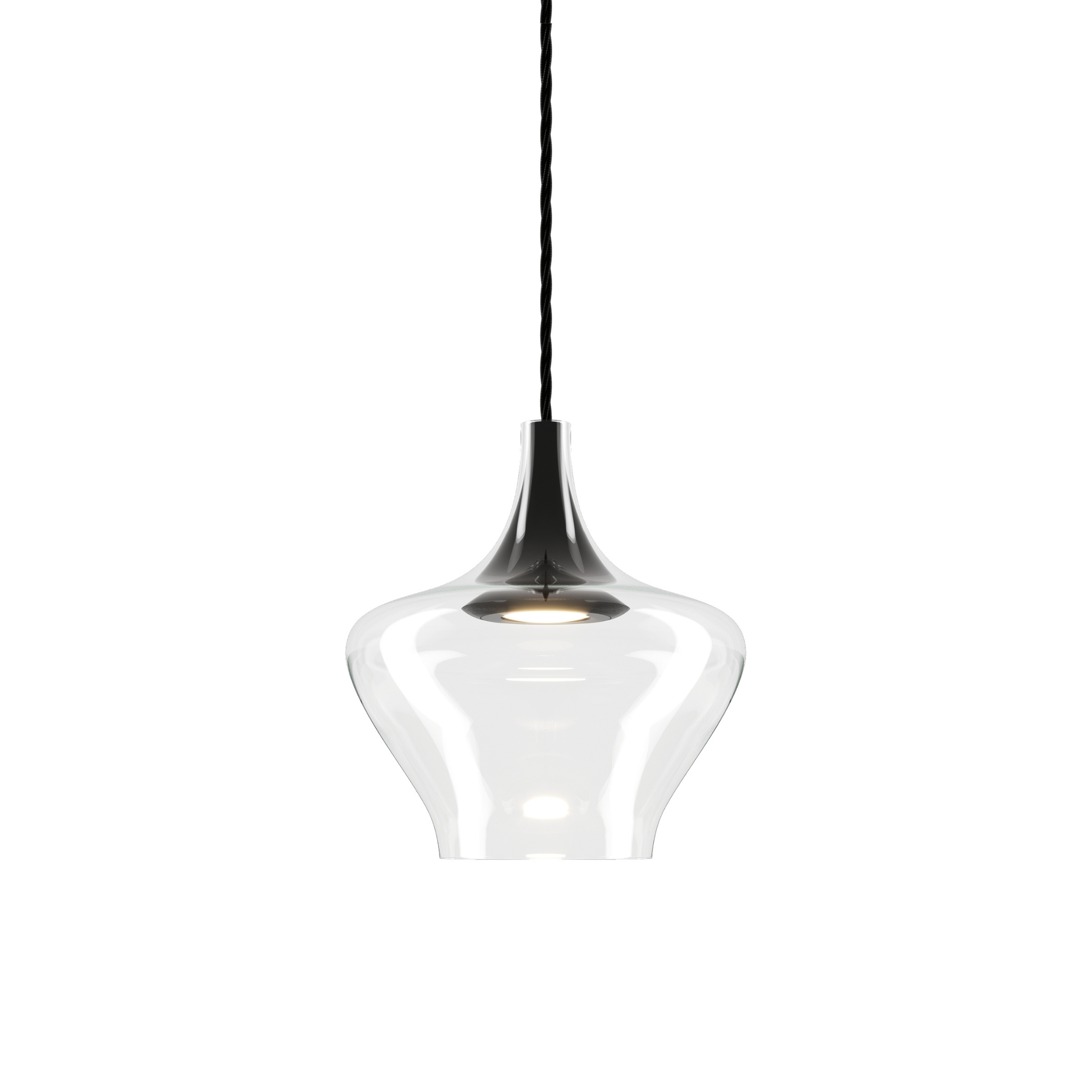 Lodes Nostalgia Medium Pendant Clear Black