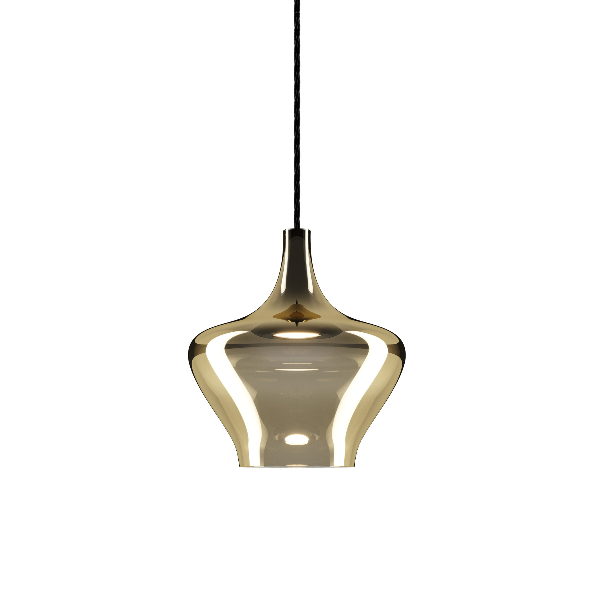 Lodes Nostalgia Medium Pendant Gold Black