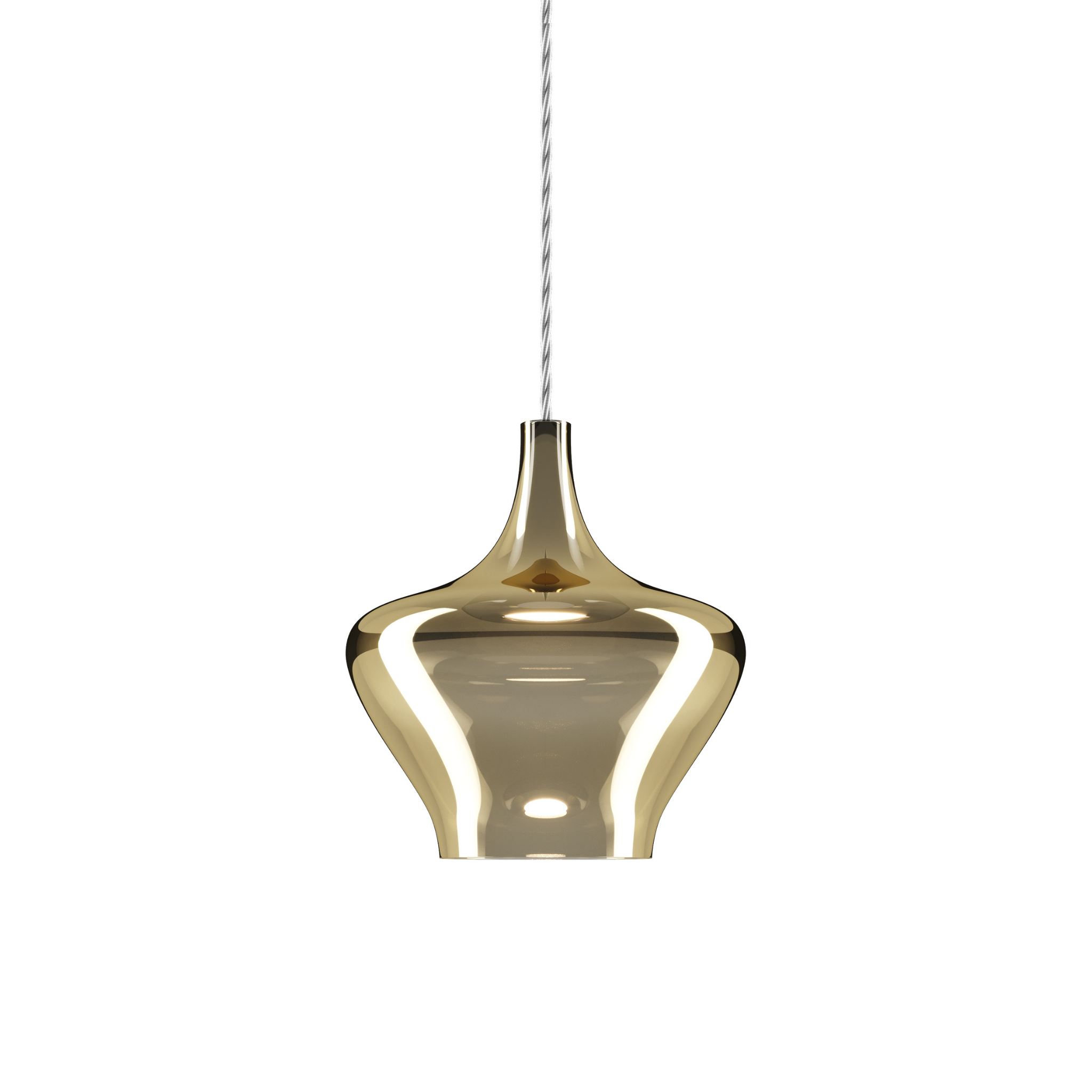 Lodes Nostalgia Medium Pendant Gold Chrome