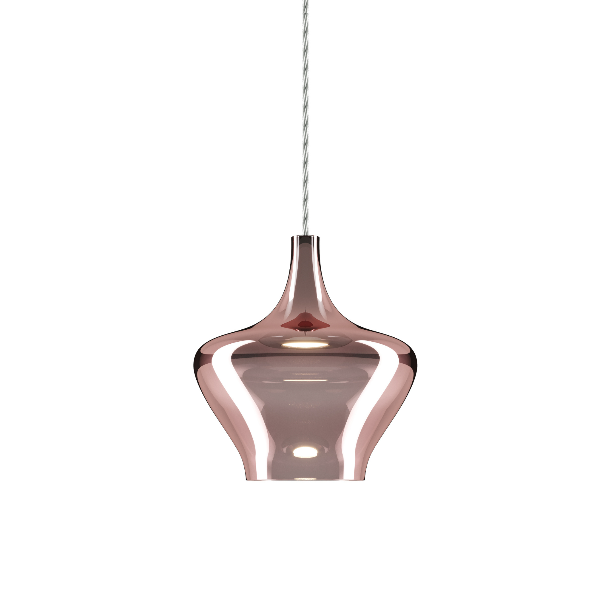 Lodes Nostalgia Medium Pendant Rose Gold Chrome