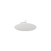Lodes Puzzle Round Single Ceiling Light | White