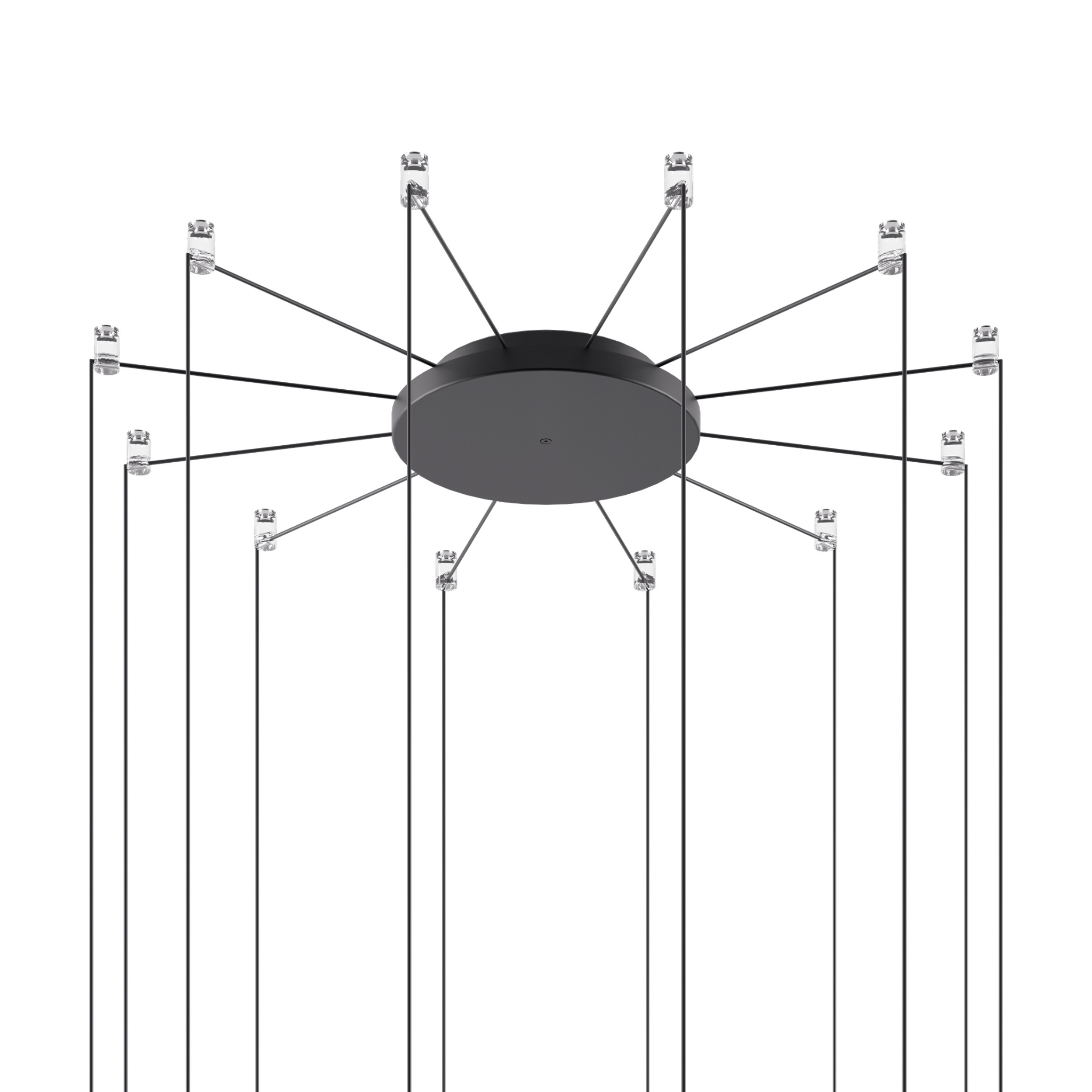 Lodes Radial System - 12 Light - Black