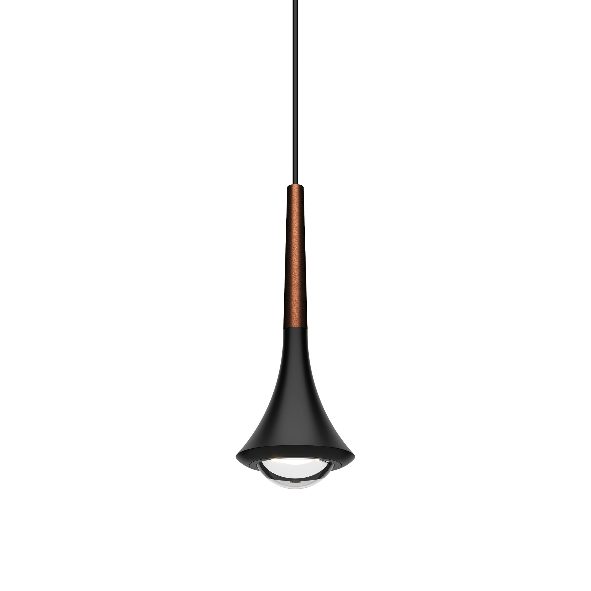 Lodes Rain Pendant Black | Coppery Bronze