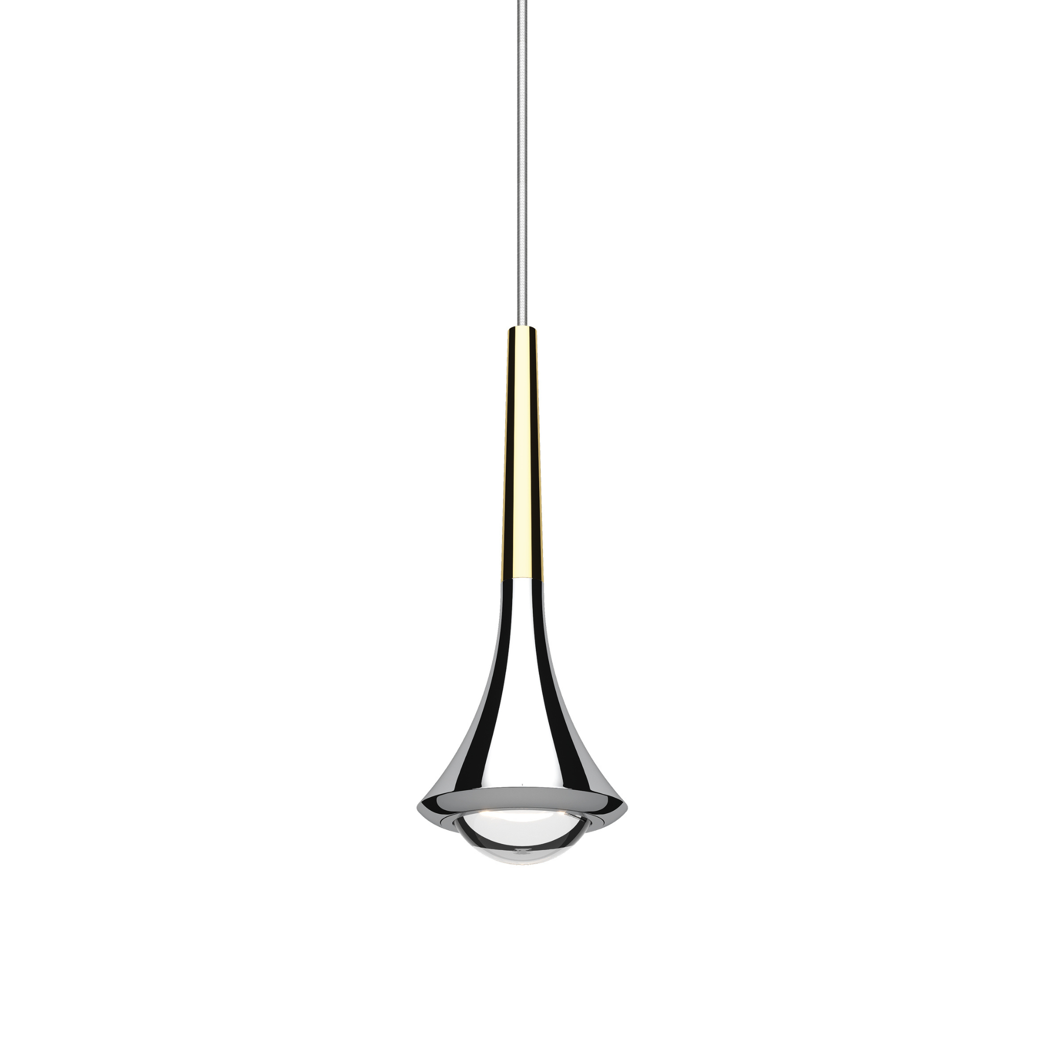 Lodes Rain Pendant Chrome | Gold