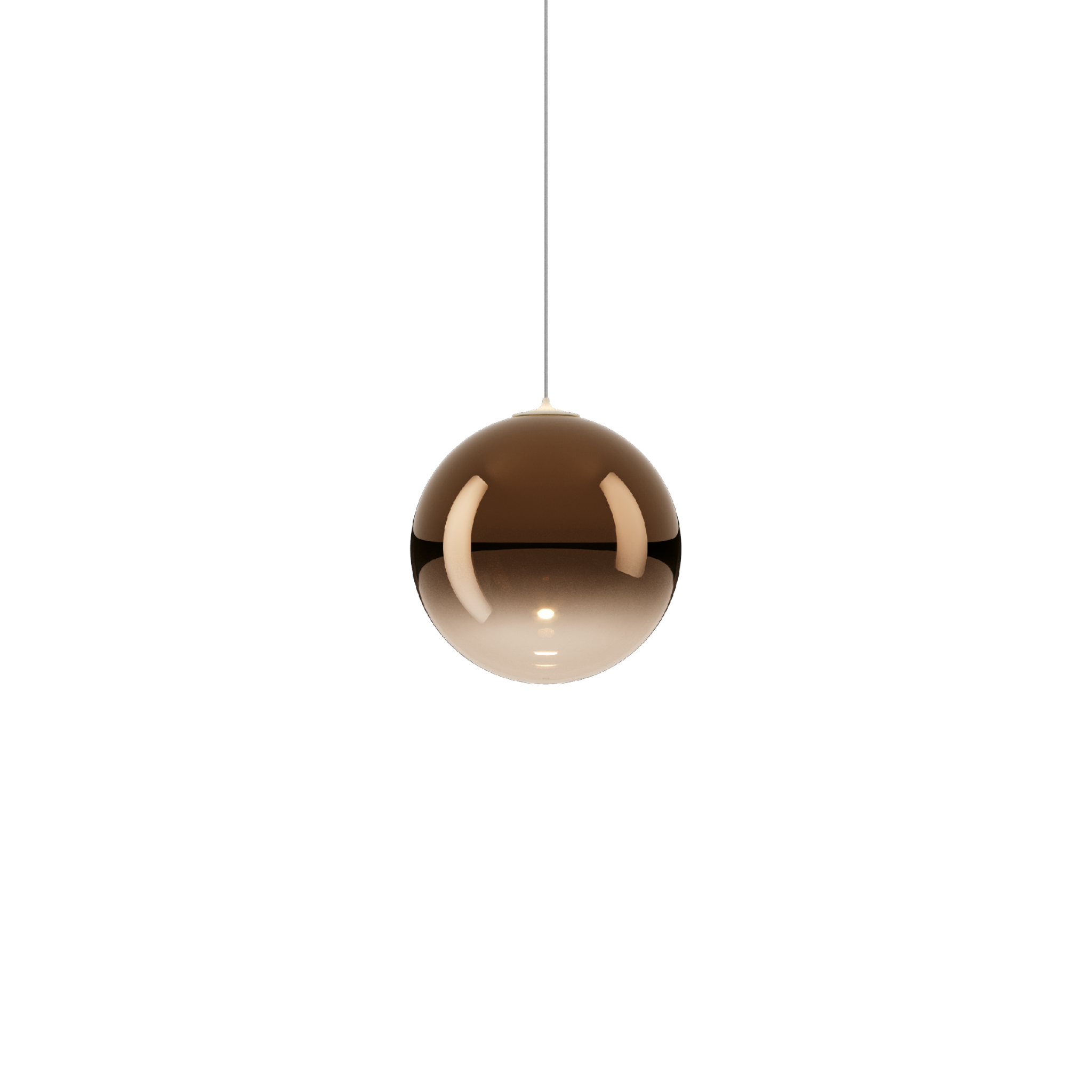 Lodes Random Solo 12cm Ceiling Pendant - Glossy Bronze