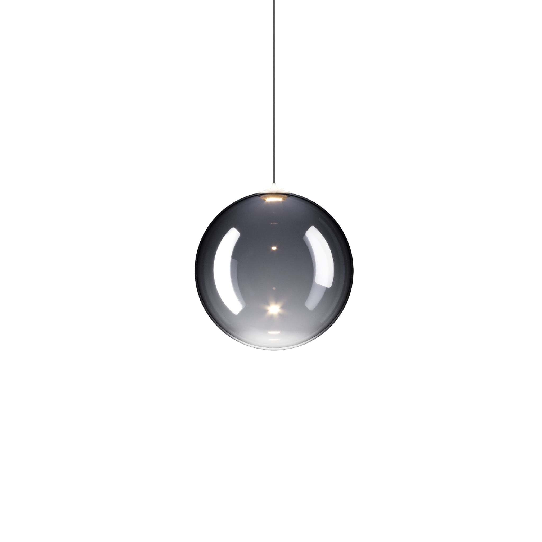 Lodes Random Solo 14cm Ceiling Pendant - Glossy Smoke