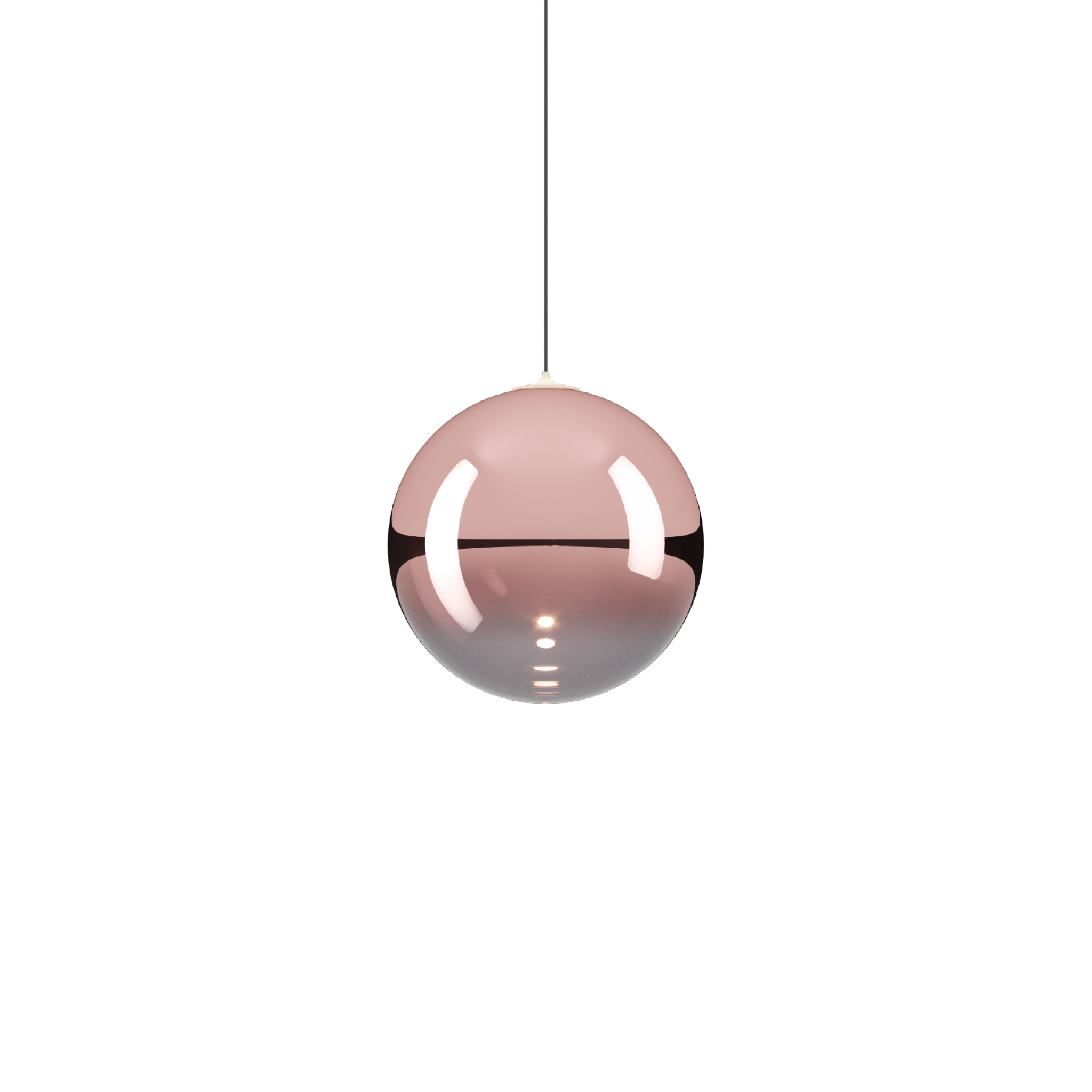 Lodes Random Solo 14cm Ceiling Pendant - Rose Gold