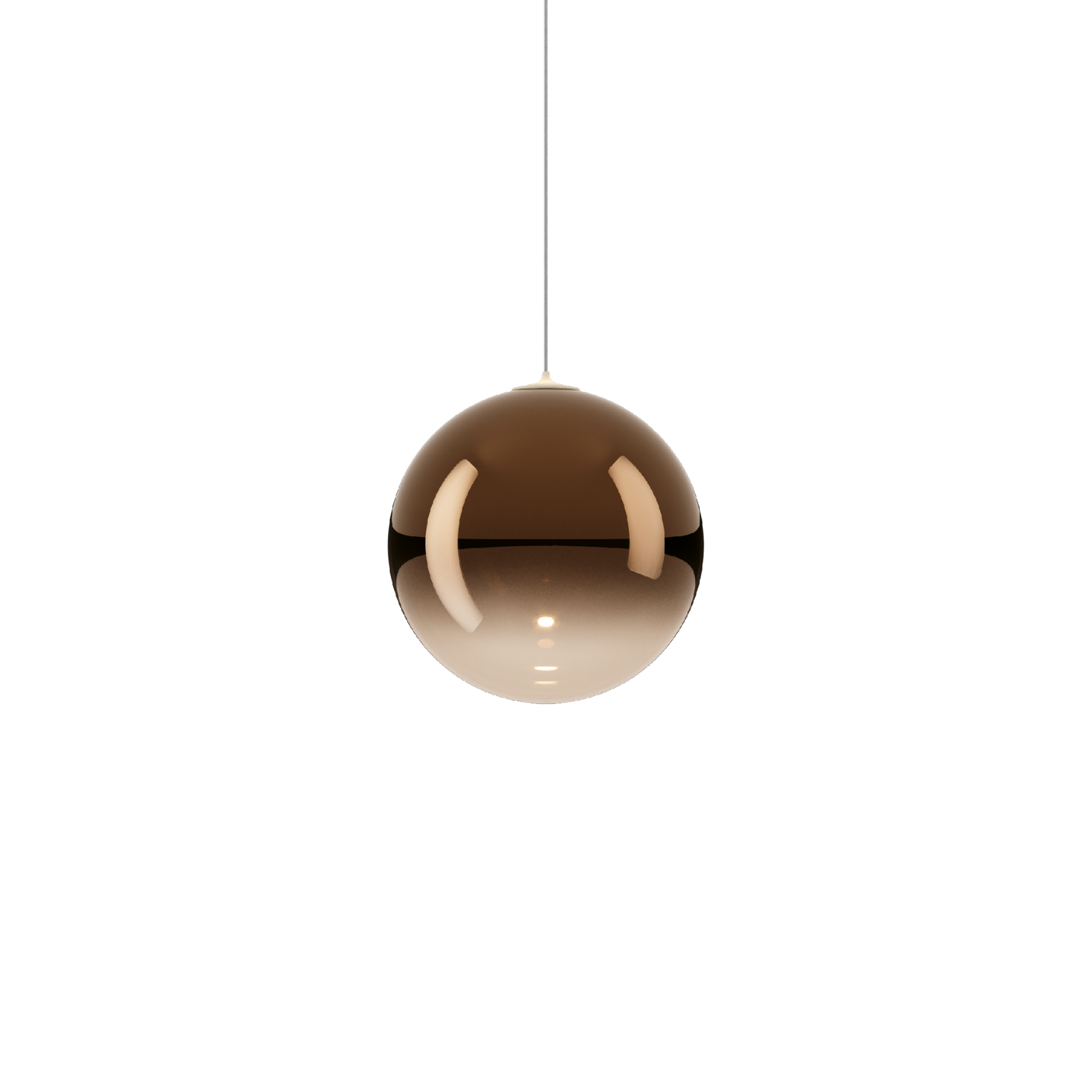 Lodes Random Solo 14cm Ceiling Pendant - Glossy Bronze