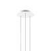 Lodes Round Cluster System - 3 Lights - White