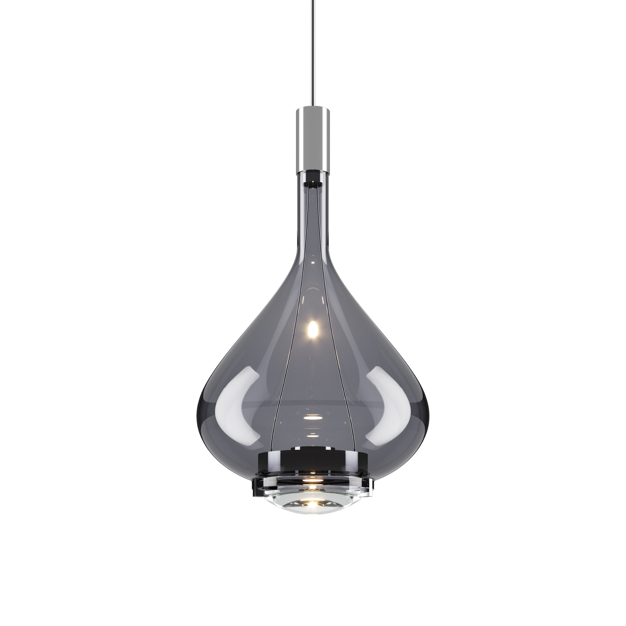 Lodes Sky-Fall Medium Pendant | Glossy Smoke