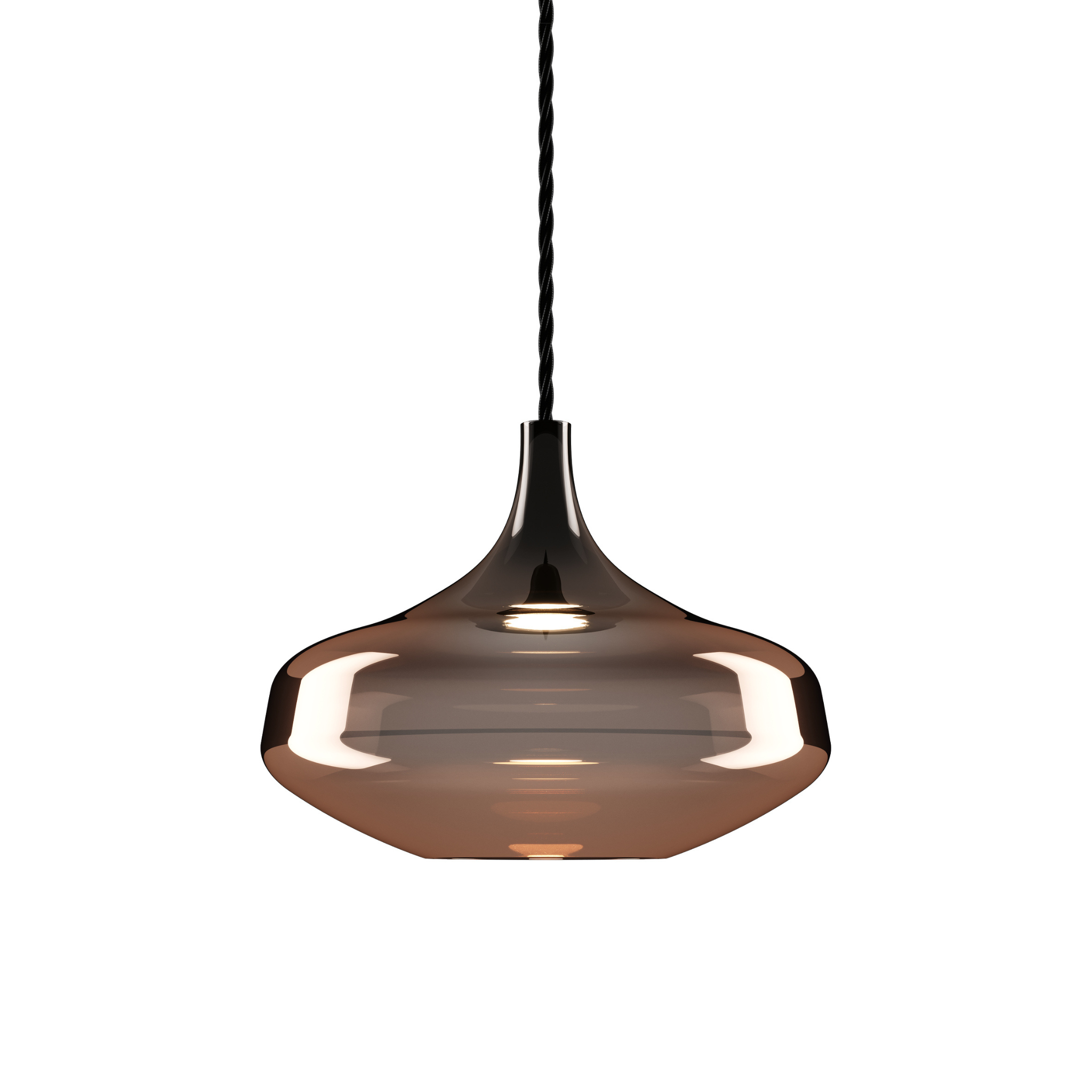 Nostalgia Large Pendant Lodes Glossy Bronze Black