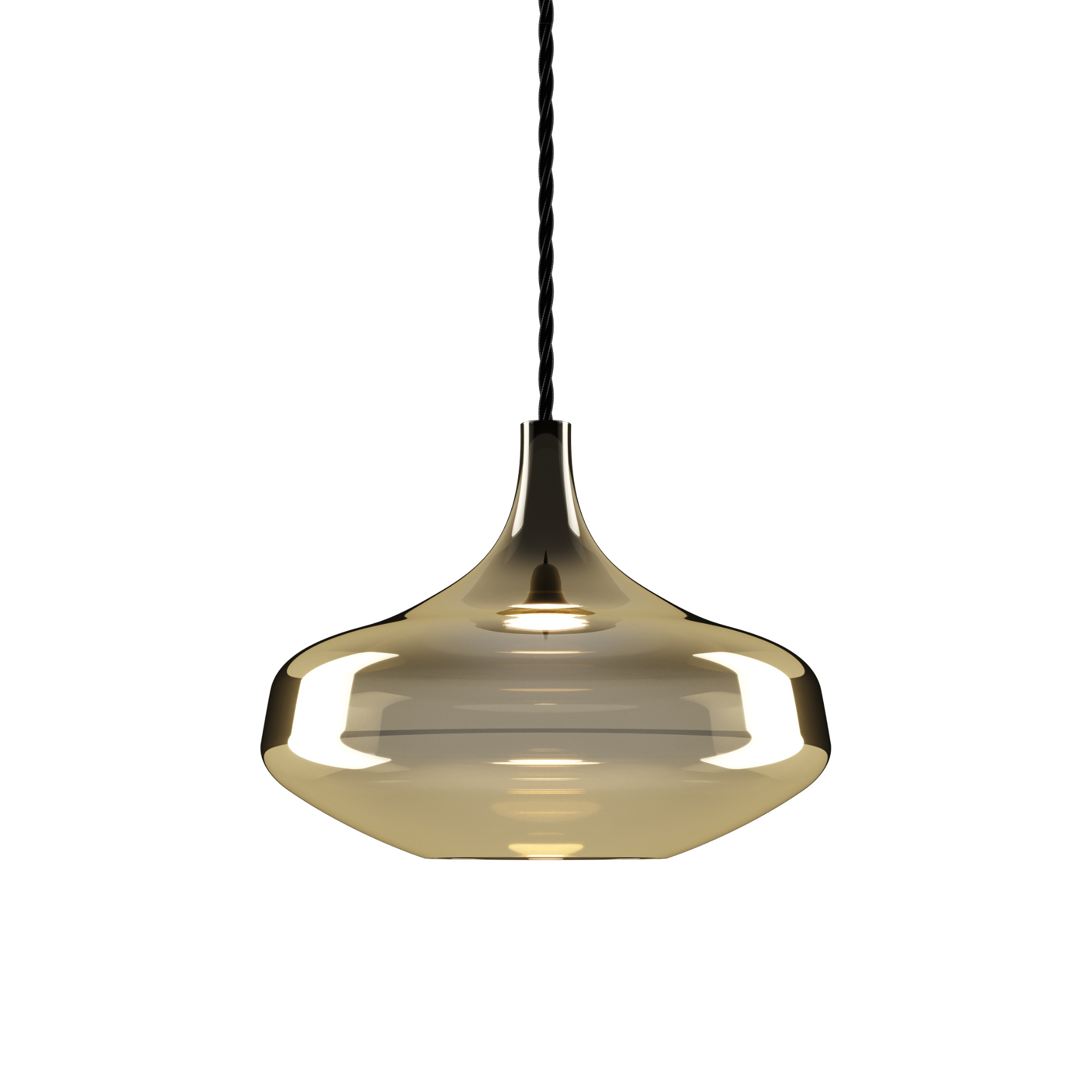 Nostalgia Large Pendant Lodes Gold Black