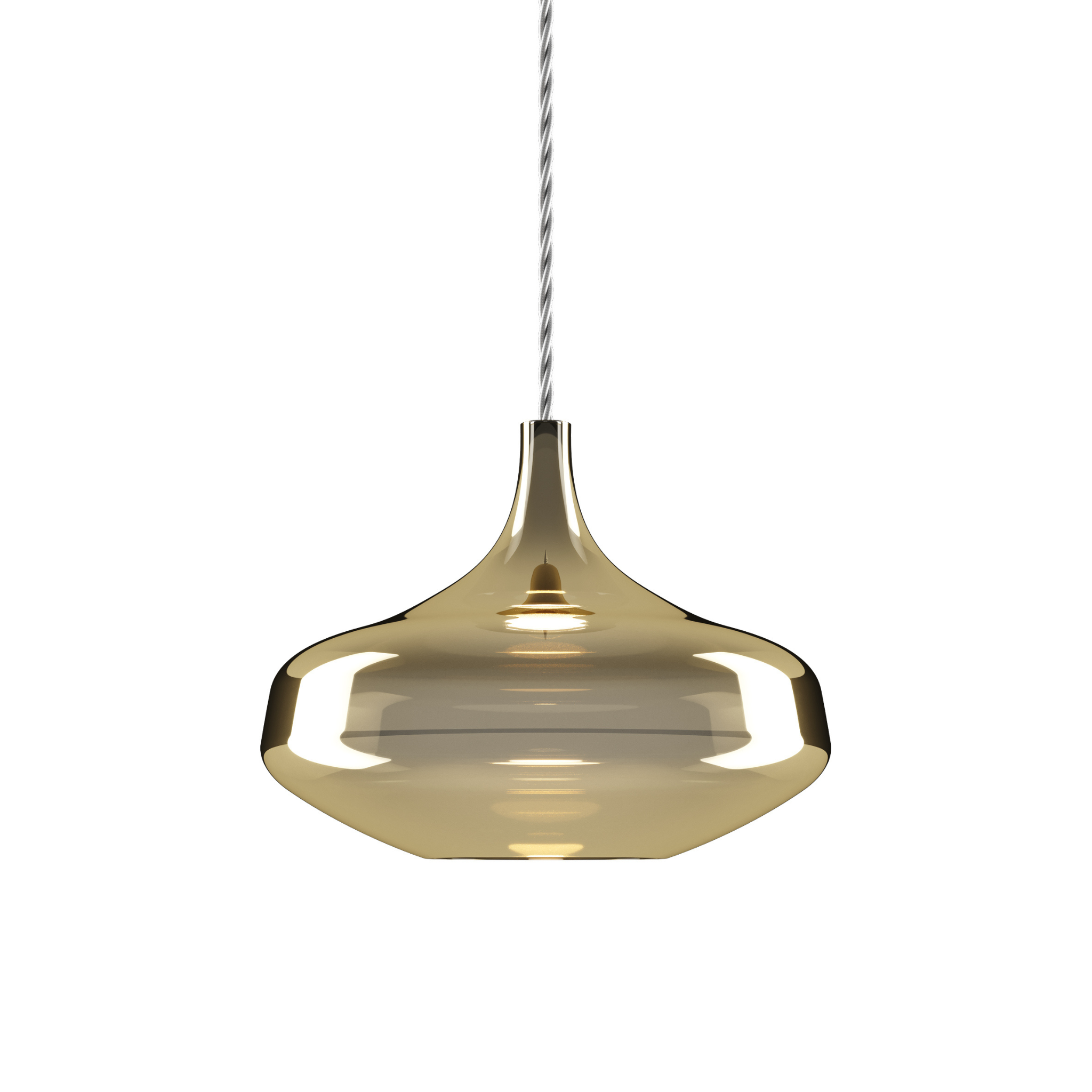 Nostalgia Large Pendant Lodes Gold Chrome