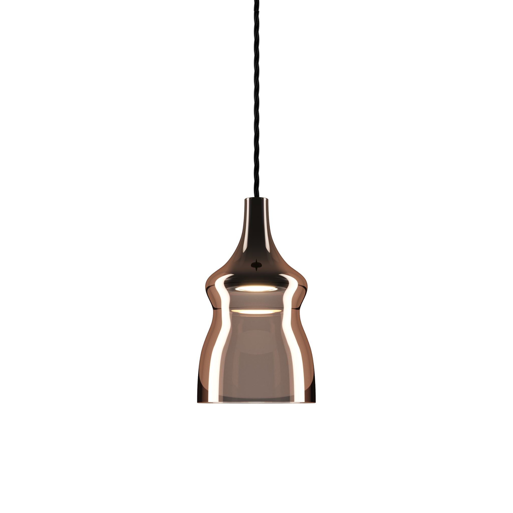 Nostalgia Small Pendant Lodes Glossy Bronze Black