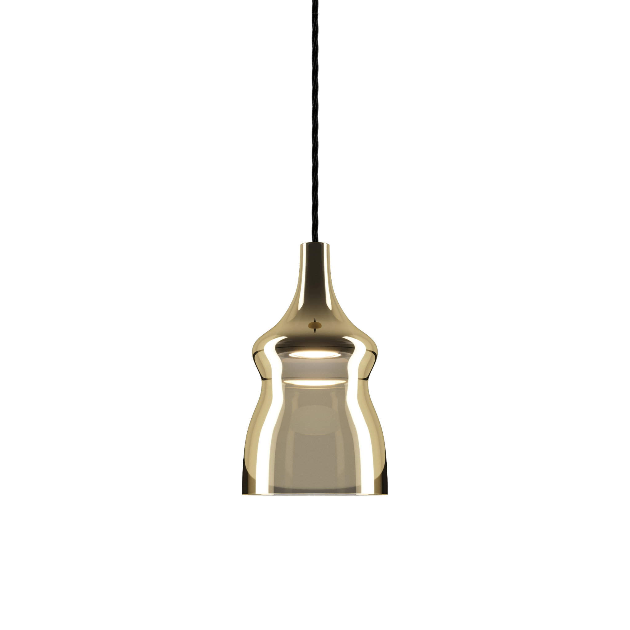 Nostalgia Small Pendant Lodes Gold Black