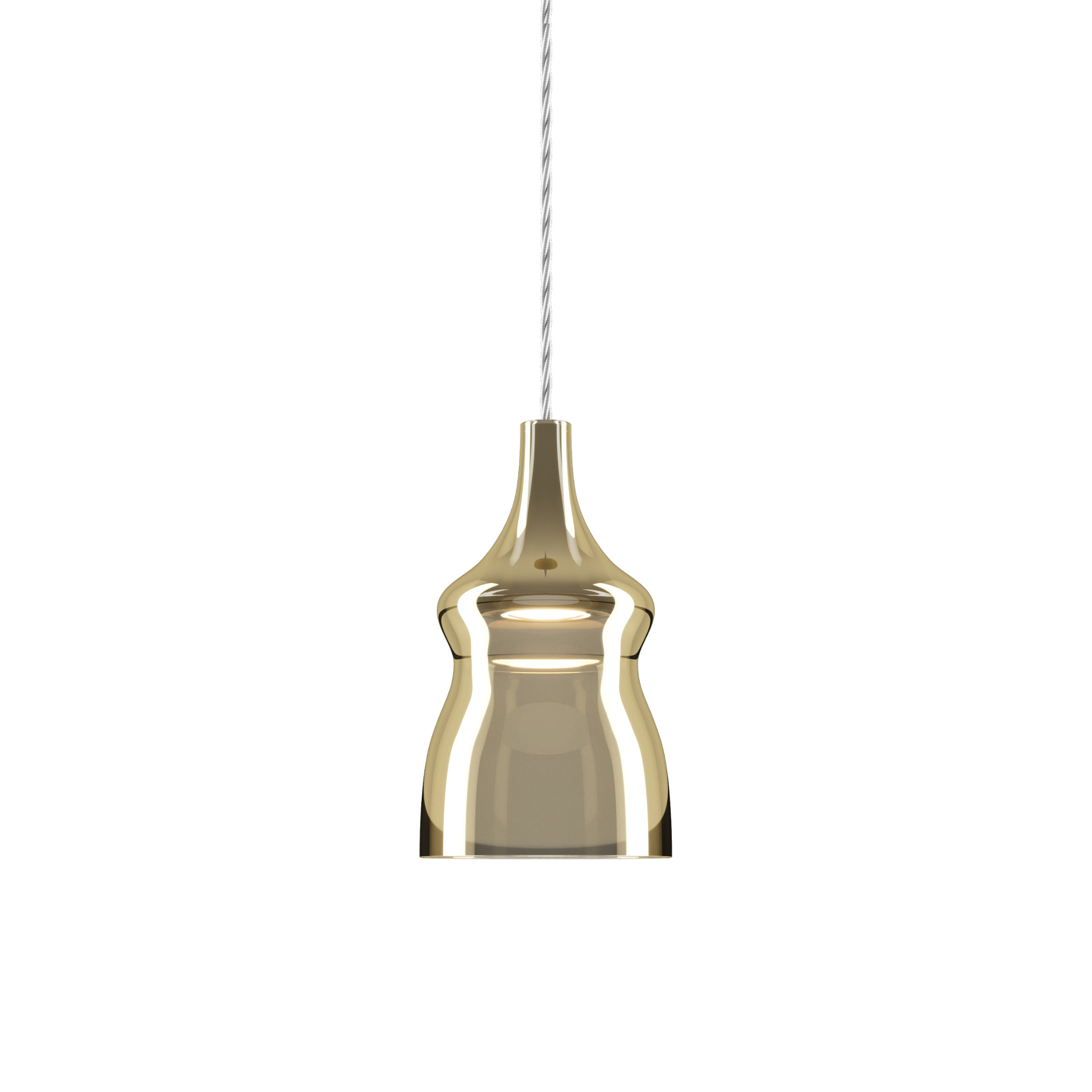 Nostalgia Small Pendant Lodes Gold Chrome