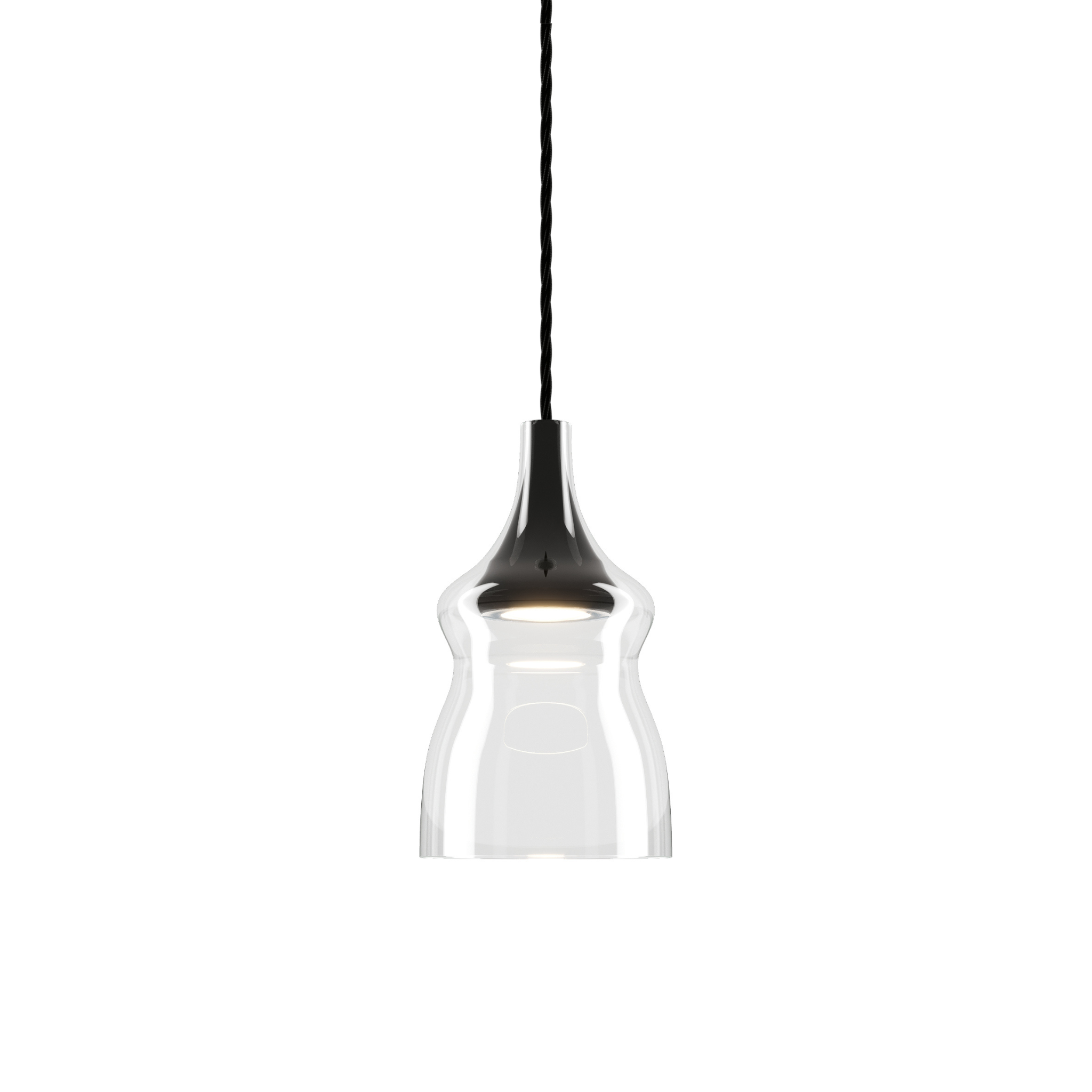 Nostalgia Small Pendant Lodes Clear Black