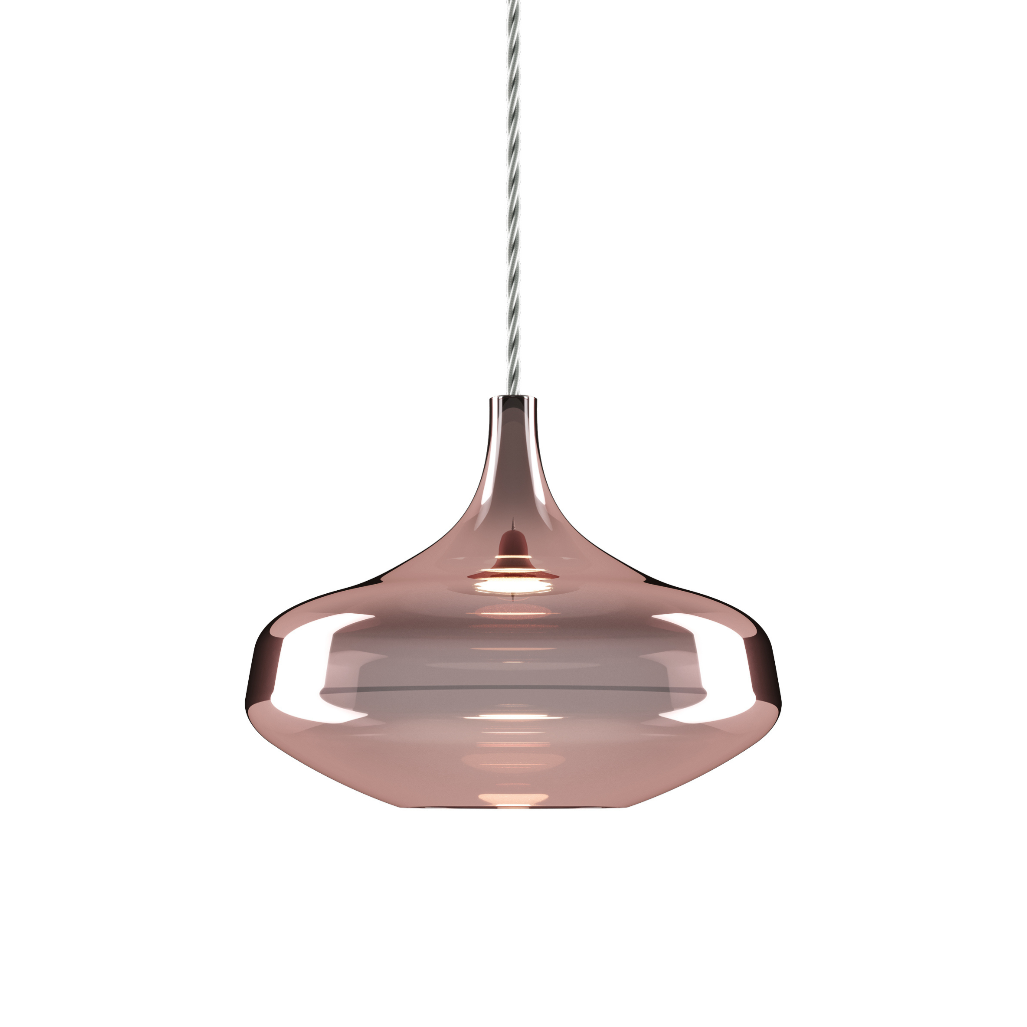 Nostalgia Large Pendant Lodes Rose Gold Chrome