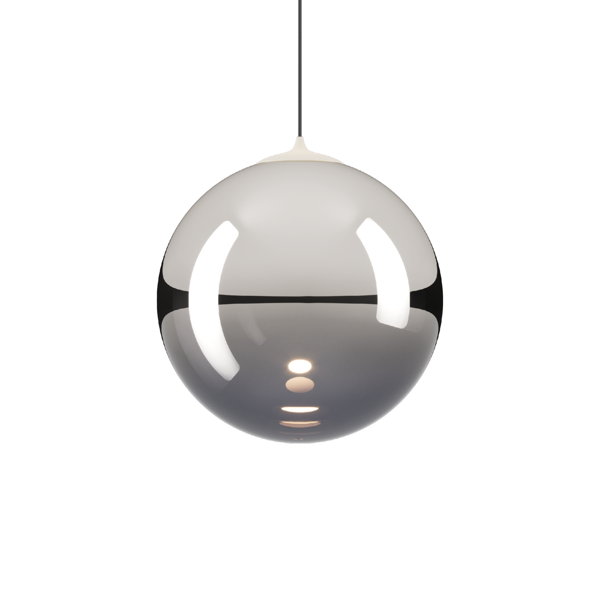 Random Solo 23cm Ceiling Pendant Lodes - Chrome