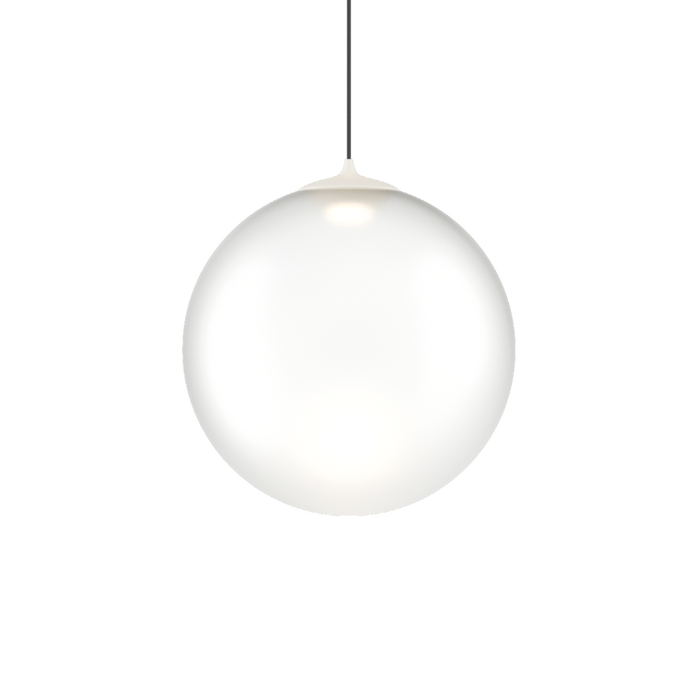 Random Solo 23cm Ceiling Pendant Lodes - Frosted White