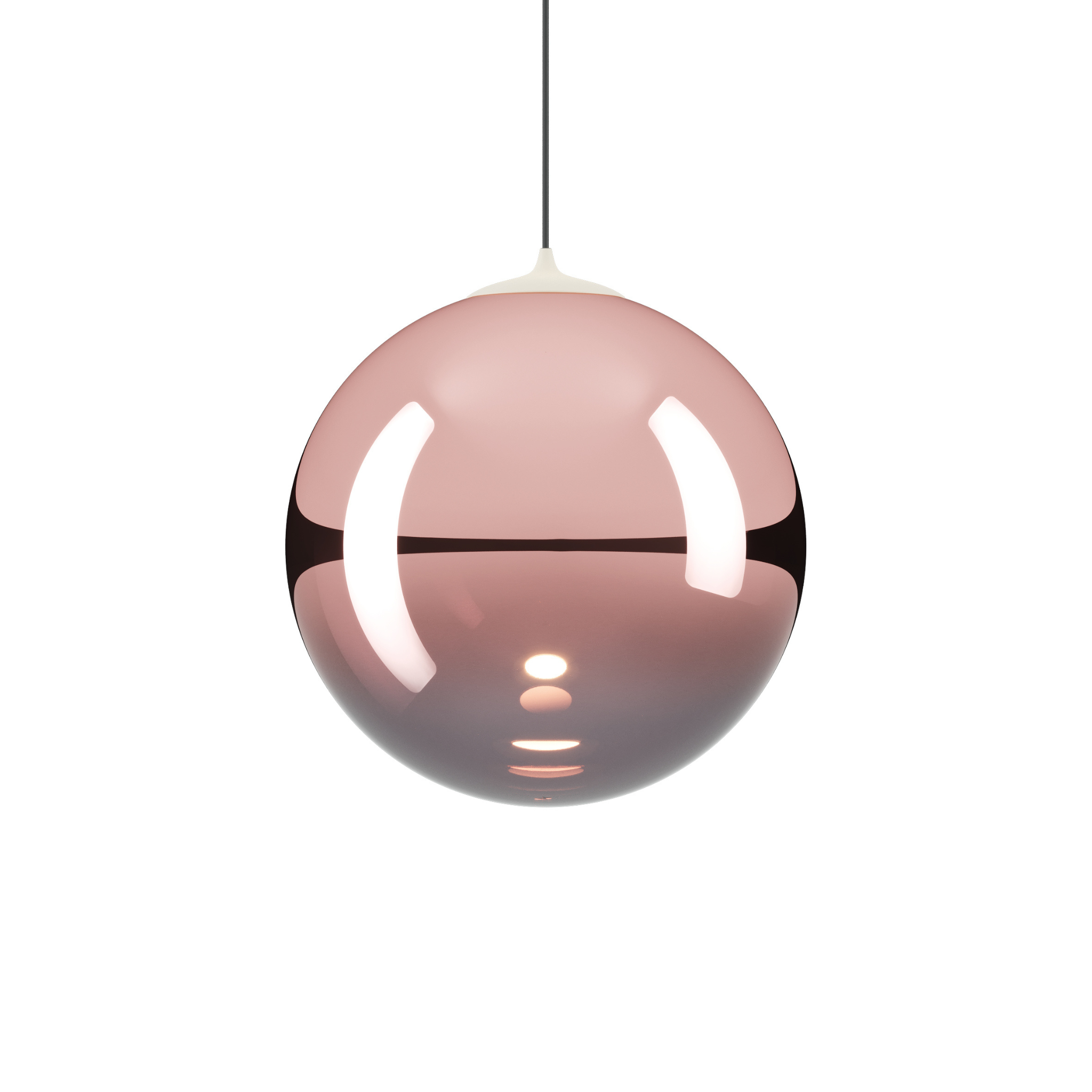 Random Solo 23cm Ceiling Pendant Lodes - Rose Gold