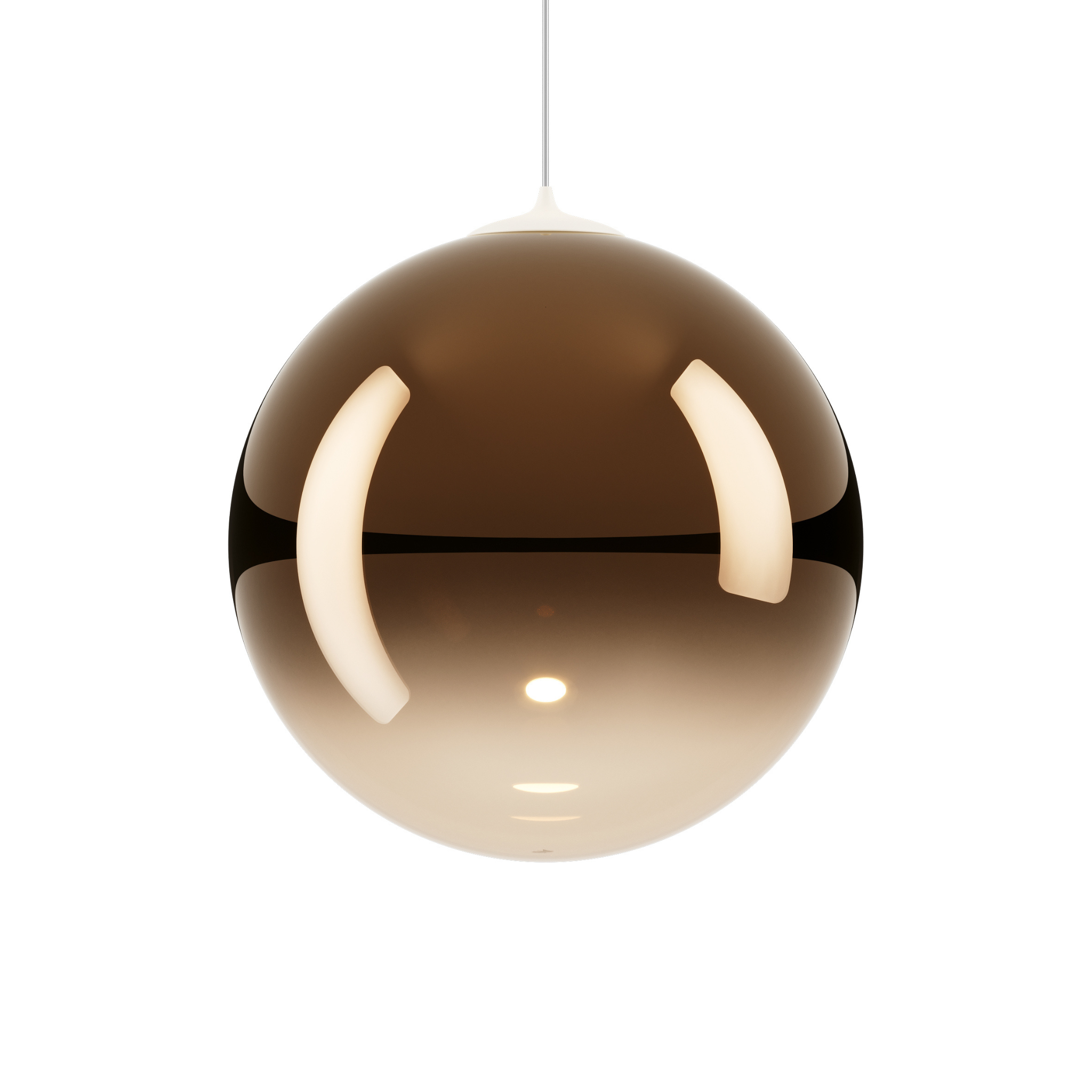 Random Solo 28cm Ceiling Pendant Lodes - Glossy Bronze