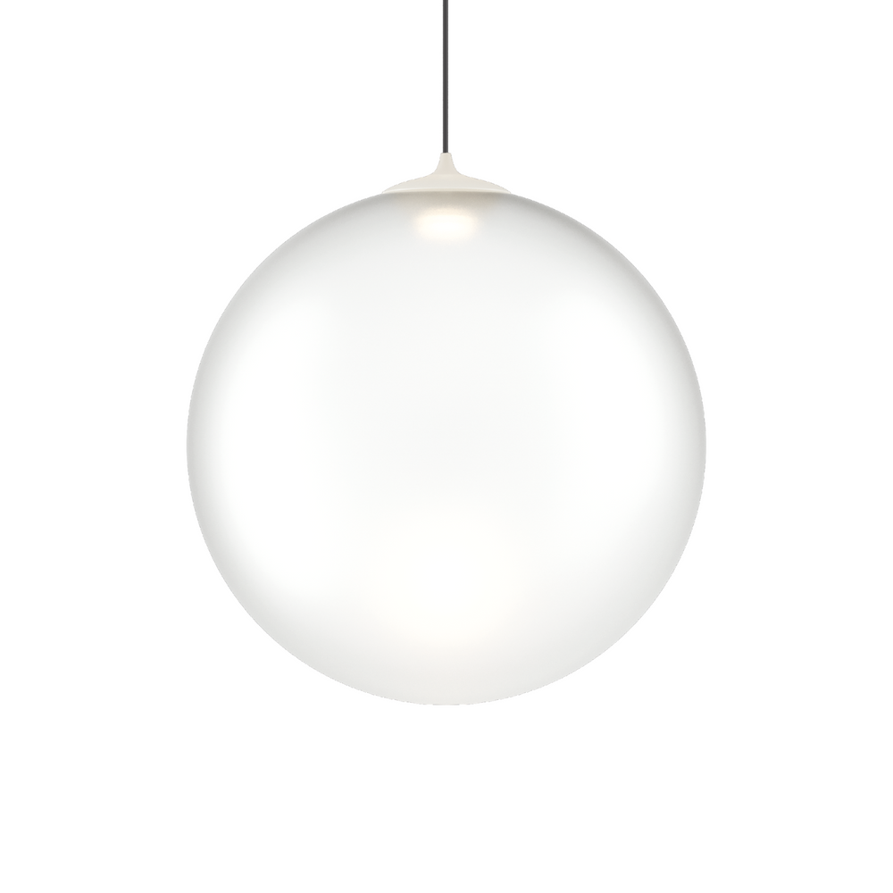Random Solo 28cm Ceiling Pendant Lodes - Frosted White