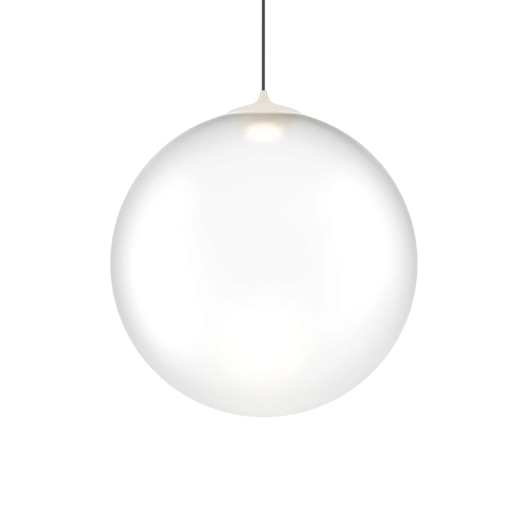 Random Solo 28cm Ceiling Pendant Lodes - Frosted White