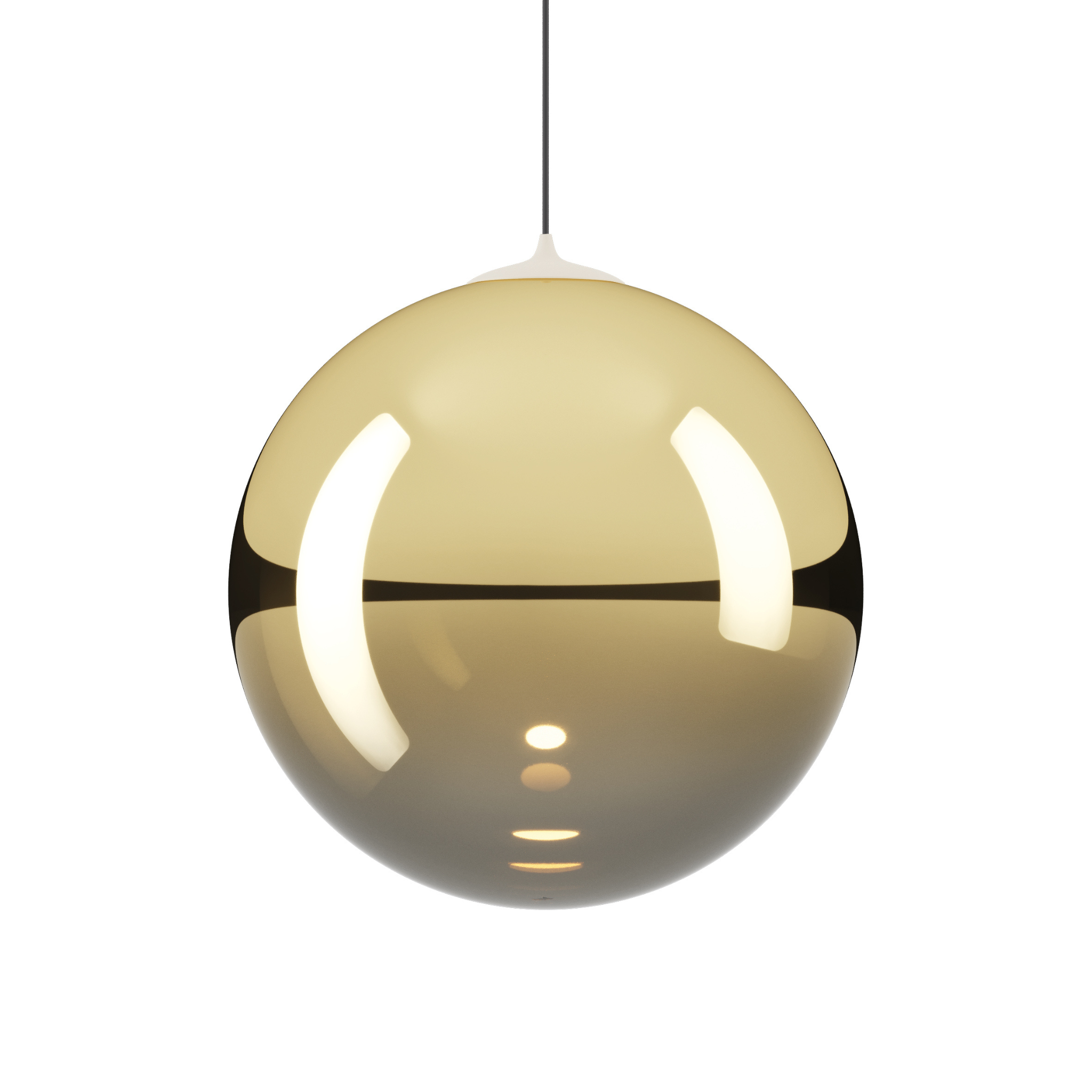 Random Solo 28cm Ceiling Pendant Lodes - Gold