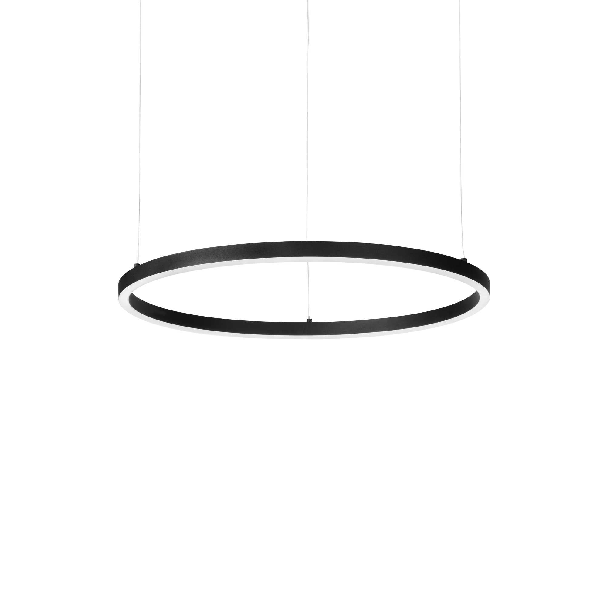 sleek suspended metal light