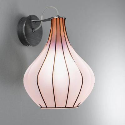 Elegant Modern Handblown Wall Lantern In 4 Delicate Murano Glass Finishes