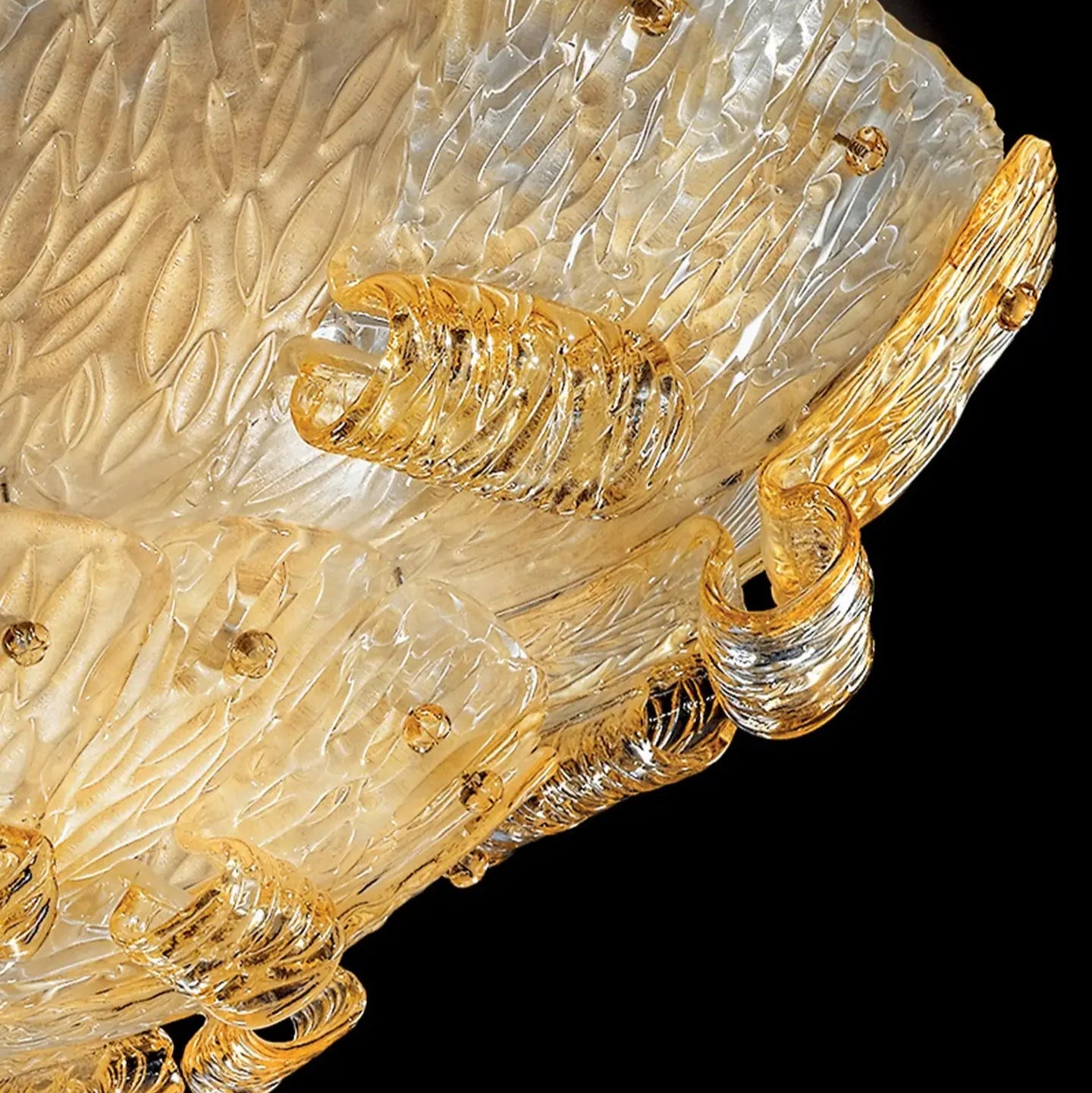 Large Flush Venetian Ceiling Lamp Ø97cm