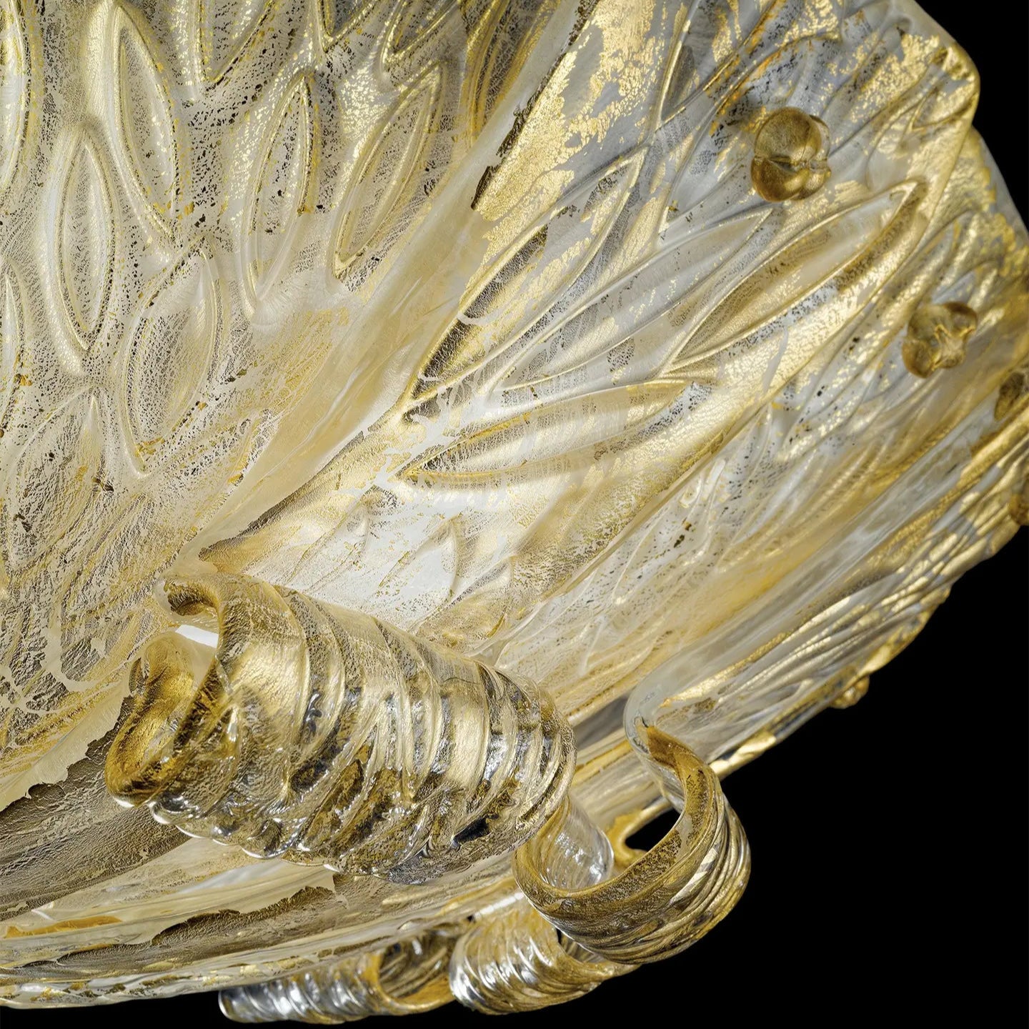 Handmade Venetian Wall Sconce | Frosted Glass