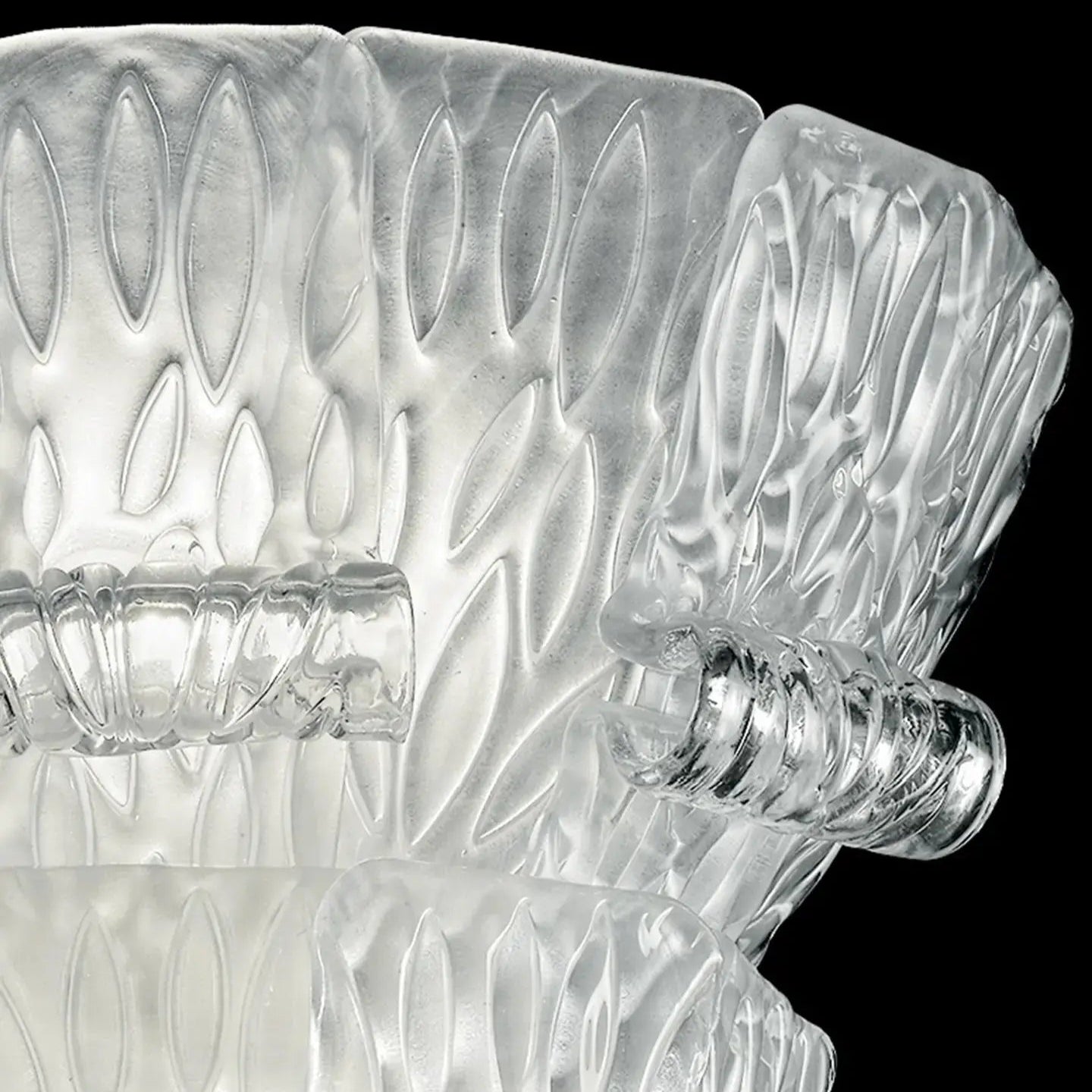 Handmade Venetian Wall Sconce | Frosted Glass