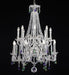 16 Light Bespoke Silver Chandelier with Swarovski Crystals