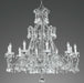 Iron Chandelier with Crystal Decoration