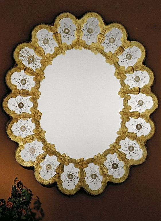 Decorative 17th Century Venetian Mirror