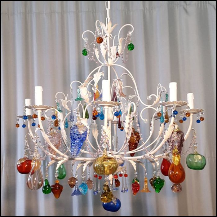 Murano Fruit Chandelier with 8 Arms