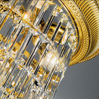 Swarovski Spectra prismatic crystal ceiling light