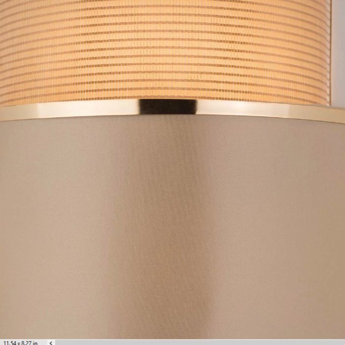 Tall modern wall light with metallic copper diffuser