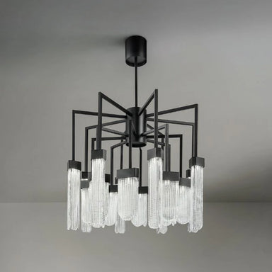 Beautiful Mid Century Gothic Style 16 Armed Chandelier