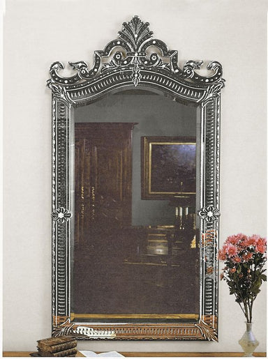 Tall Genuine Murano Glass Wall Mirror